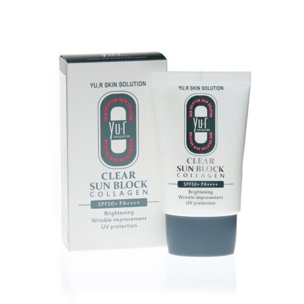 Apsauginis nuo saulės veido kremas su kolagenu SPF 50+ PA++++, 30 ml.